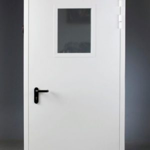 Противопожарная дверь с квадратным окном / серия FRM7513