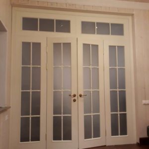 Противопожарная перегородка с фрамугой / серия FRM5332